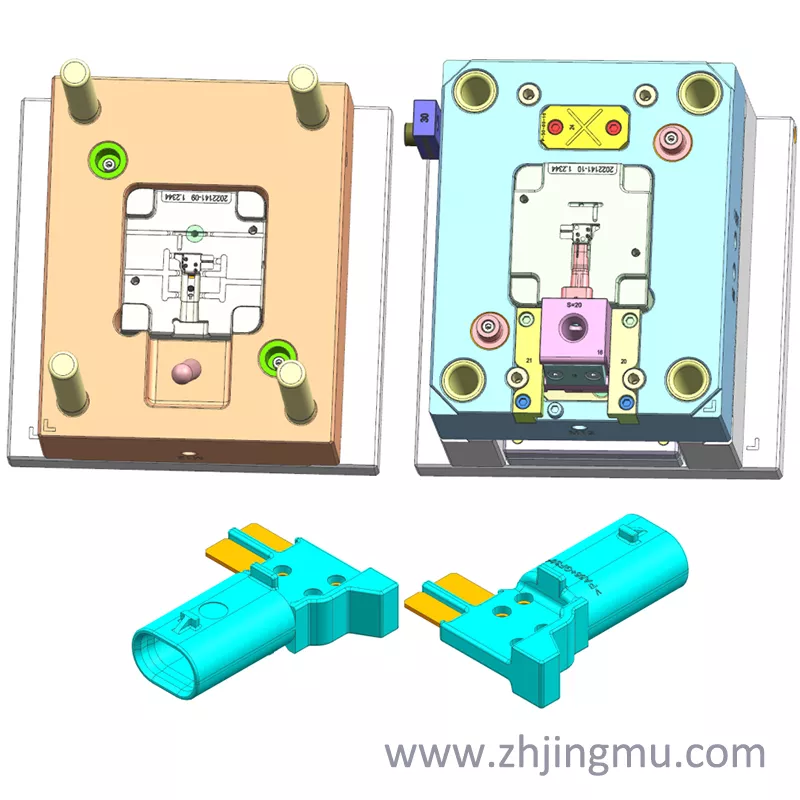 電器連接器硅橡膠模具設(shè)計(jì)圖