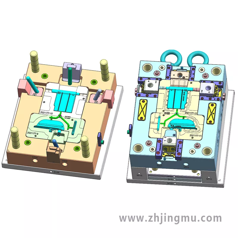 操作桿塑料塑膠注塑模具設(shè)計圖