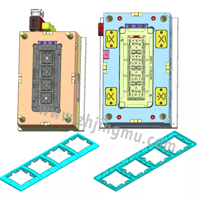 家電開關(guān)外殼注塑模具設(shè)計(jì)圖